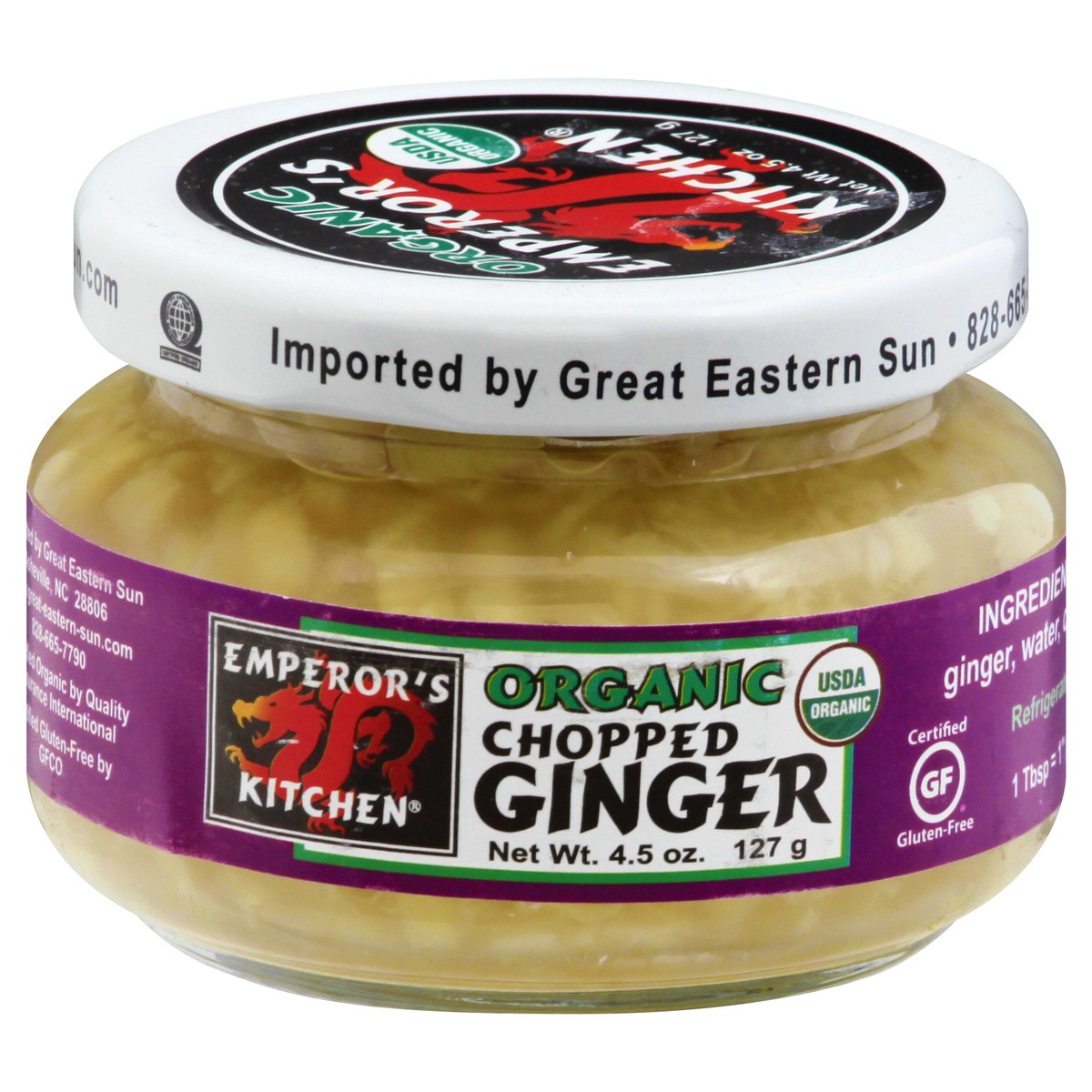 slide 11 of 13, Emperors Kitchen Organic Chopped Ginger 4.5 oz, 4.5 oz