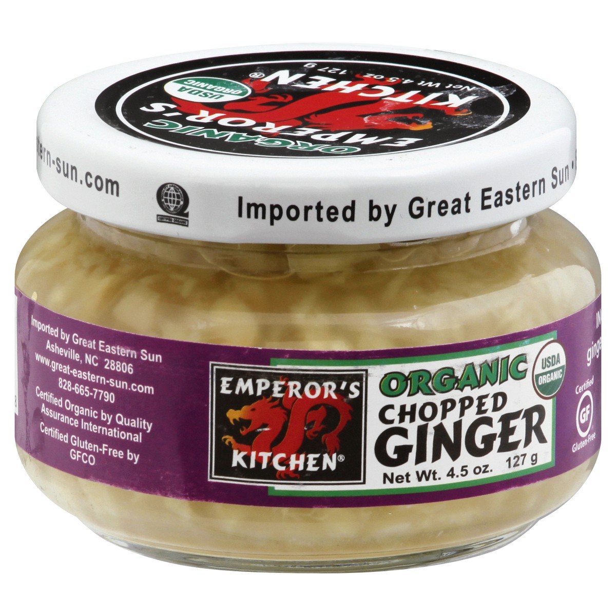 slide 6 of 13, Emperors Kitchen Organic Chopped Ginger 4.5 oz, 4.5 oz