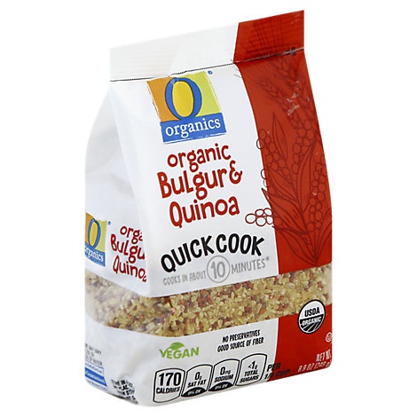 slide 1 of 1, O Organics Bulgur & Quinoa Quick Cook, 8.8 oz