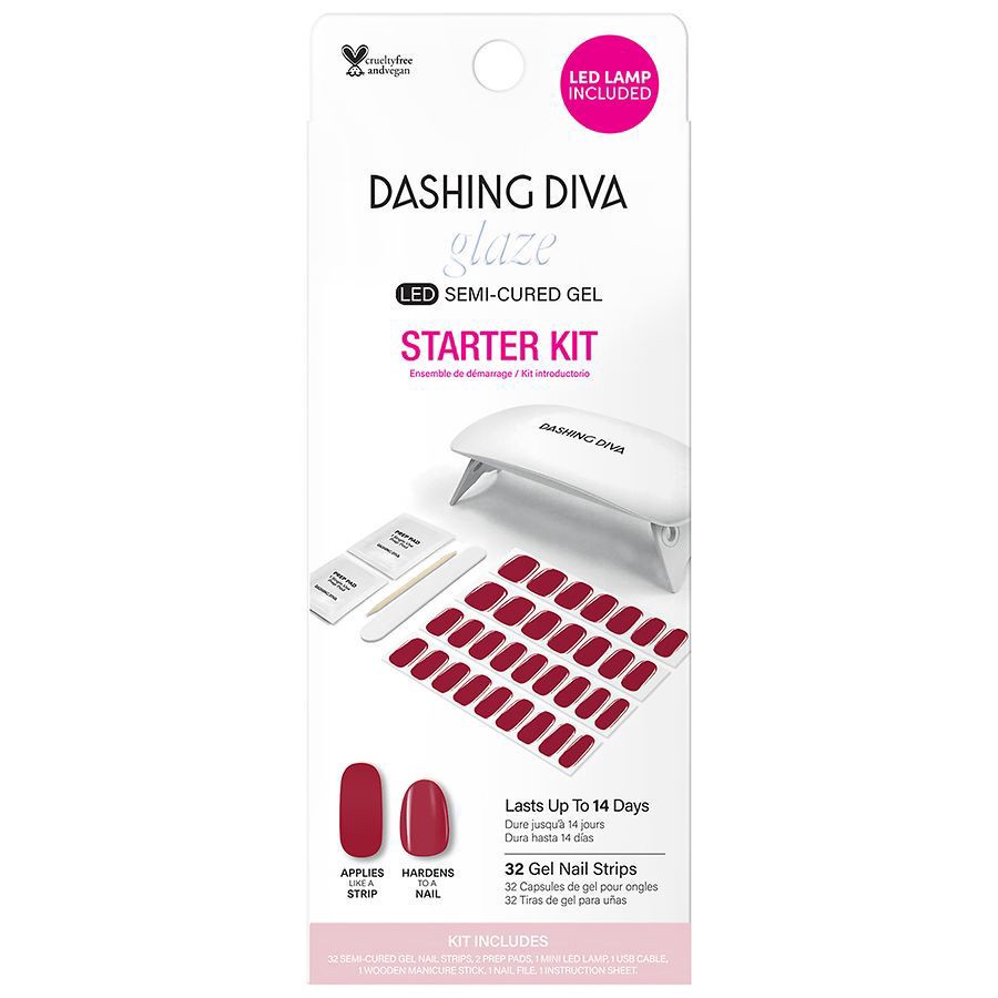 slide 1 of 4, Dashing Diva Glaze Starter Kit - Hot Tamale, 1 ct