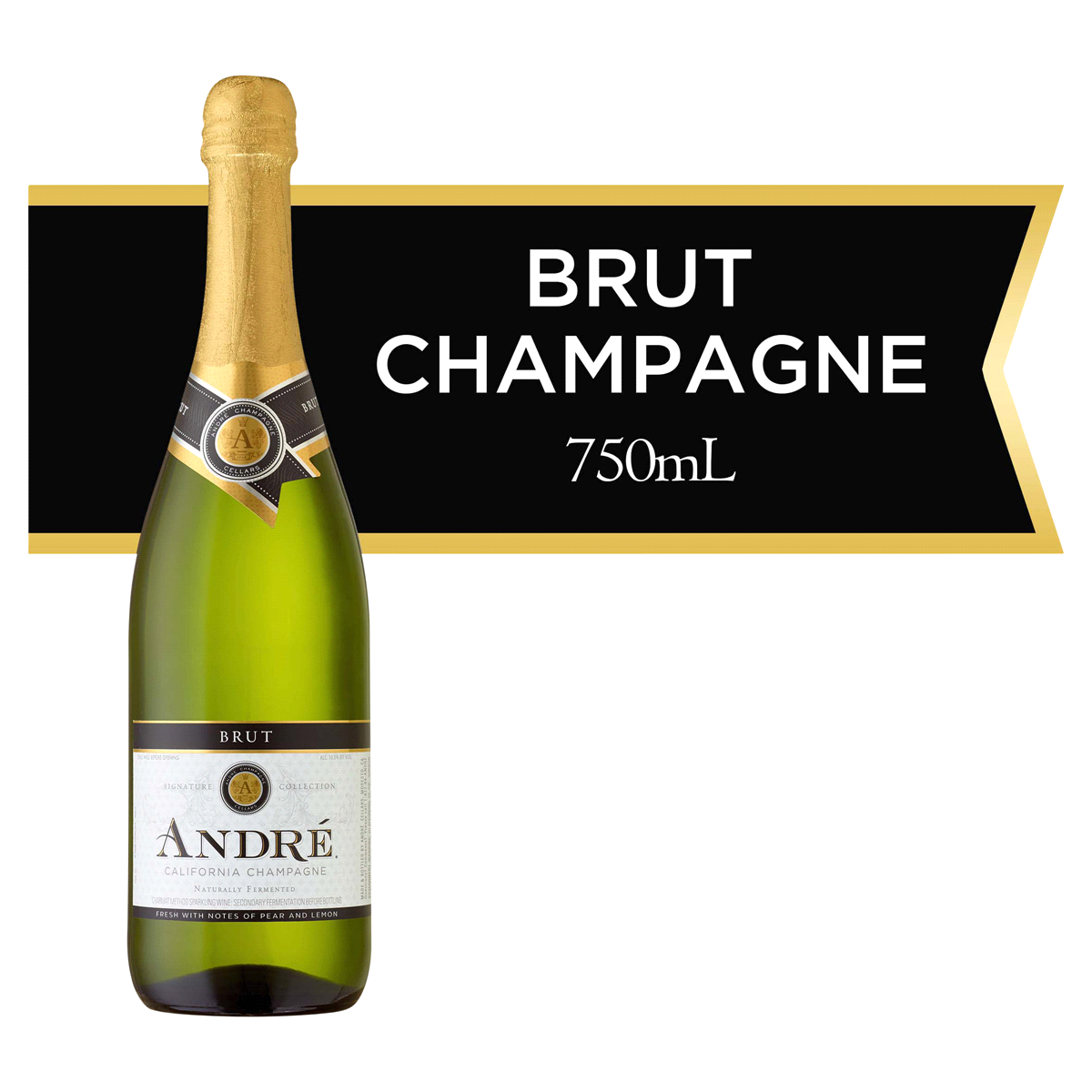 slide 1 of 1, André Andre Champagne Brut, 750 ml