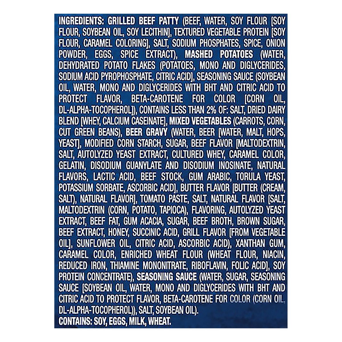 slide 5 of 10, Hungry-Man Grilled Beef Patty, Frozen Meal, 15 oz, 15 oz