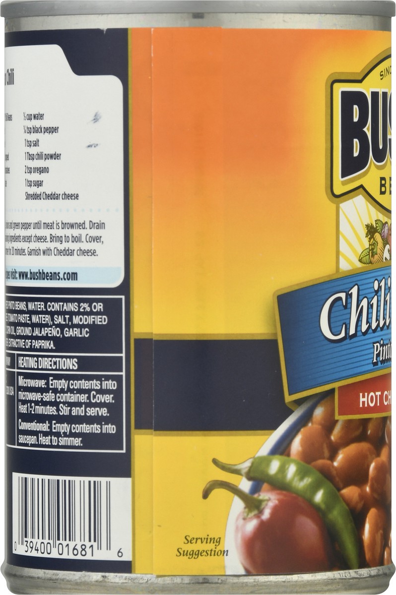 slide 9 of 10, Bush's Best Bush's Pinto Beans in a Hot Chili Sauce 16 oz, 16 oz