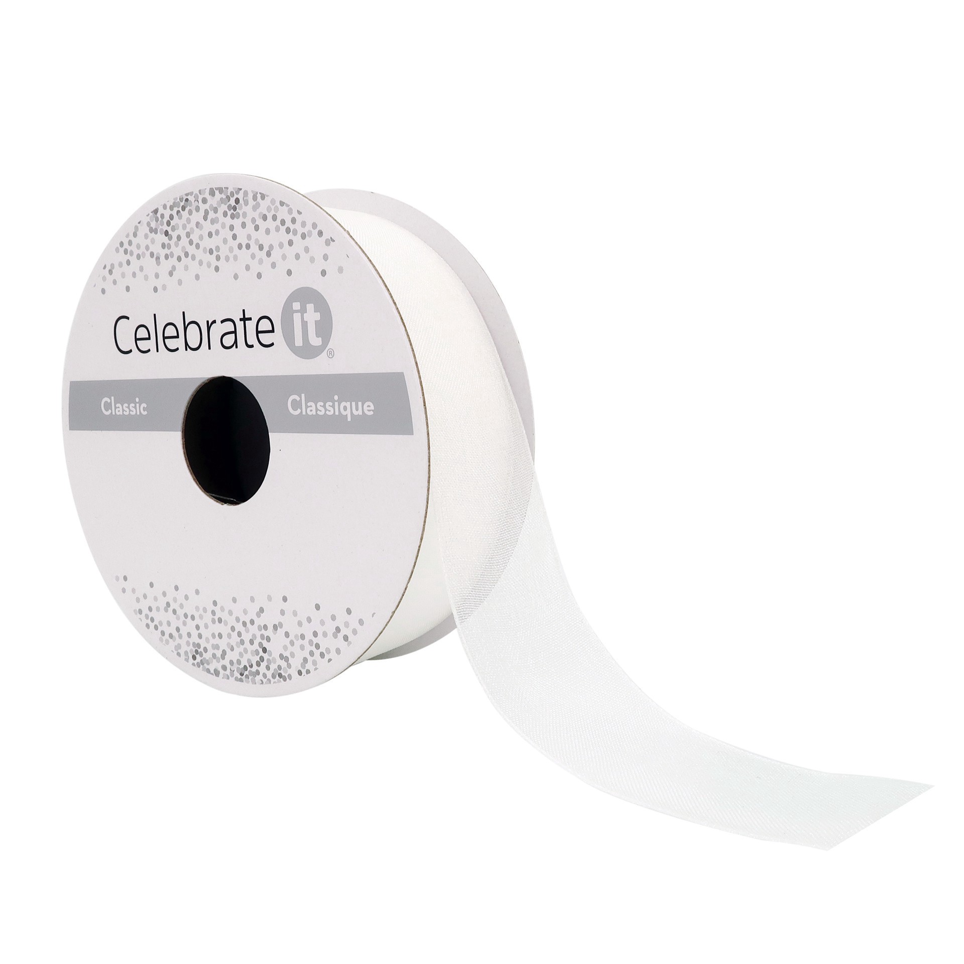 slide 3 of 4, 7/8" X 10yd. Sheer Ribbon By Celebrate It, 7/8 in x 10 yd
