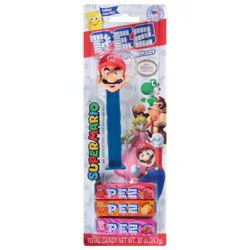 Pez Strawberry/Orange/Raspberry Candy & Dispenser 0.87 oz