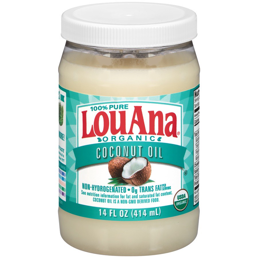 slide 1 of 6, LouAna Organic Coconut Oil, 14 oz