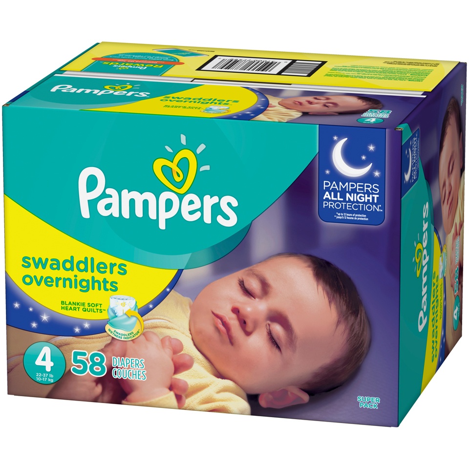 Pampers Swaddlers Overnights Diapers Size 4 58 ct Shipt