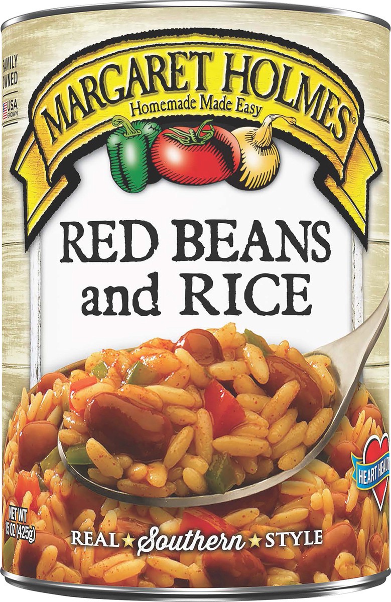 slide 2 of 10, Margaret Holmes Red Beans And Rice, 15 oz