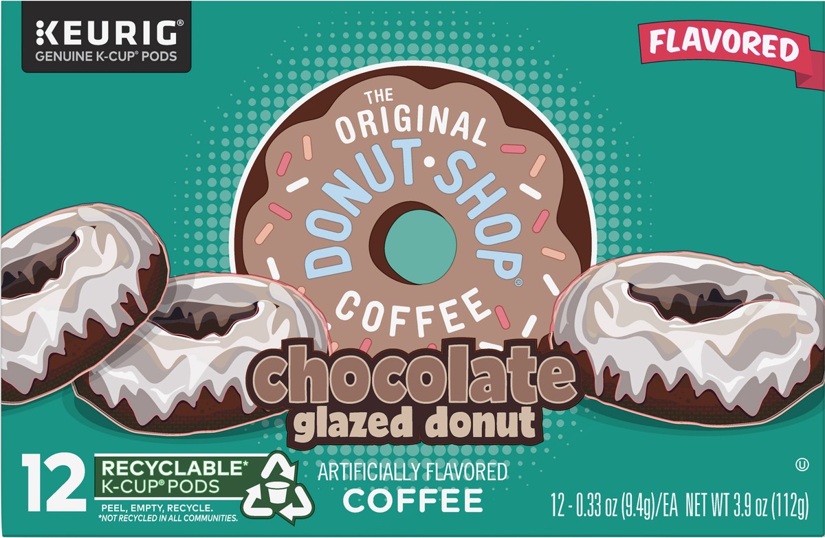 slide 7 of 7, The Original Donut Shop K-Cup Pods Chocolate Glazed Donut Coffee Pods - 12 ct, 12 ct