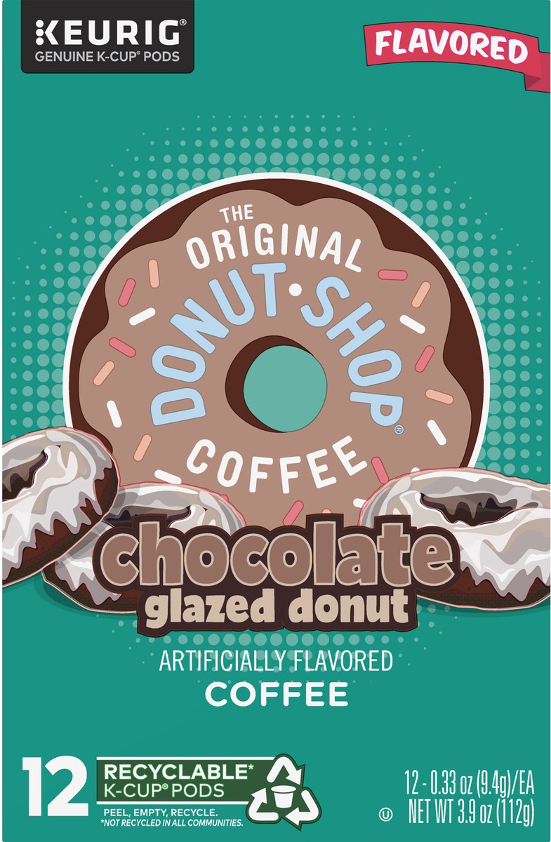 slide 5 of 7, The Original Donut Shop K-Cup Pods Chocolate Glazed Donut Coffee Pods - 12 ct, 12 ct