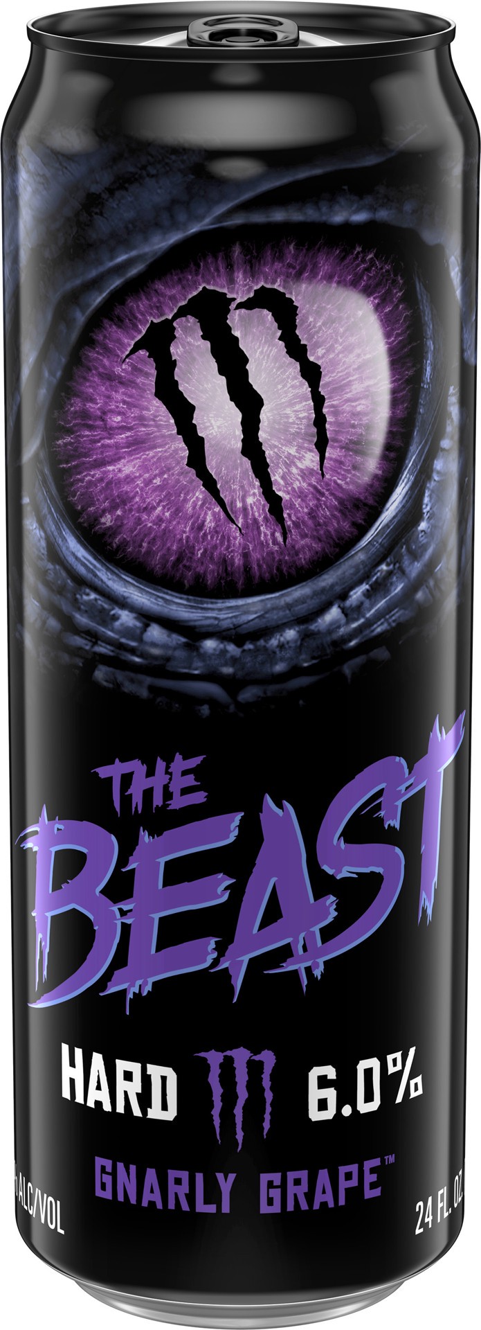 slide 2 of 3, The Beast Gnarly Grape Flavored Malt Beverage Craft Beer, 24 fl oz Can, 6% ABV, 24 oz