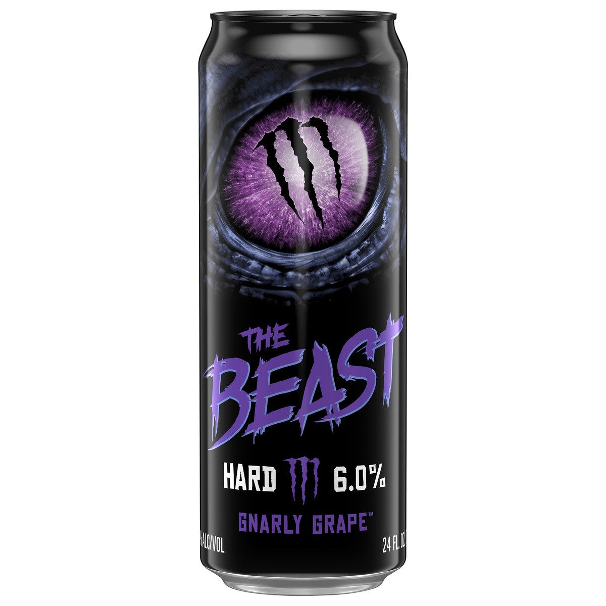 slide 1 of 3, The Beast Gnarly Grape Flavored Malt Beverage Craft Beer, 24 fl oz Can, 6% ABV, 24 oz
