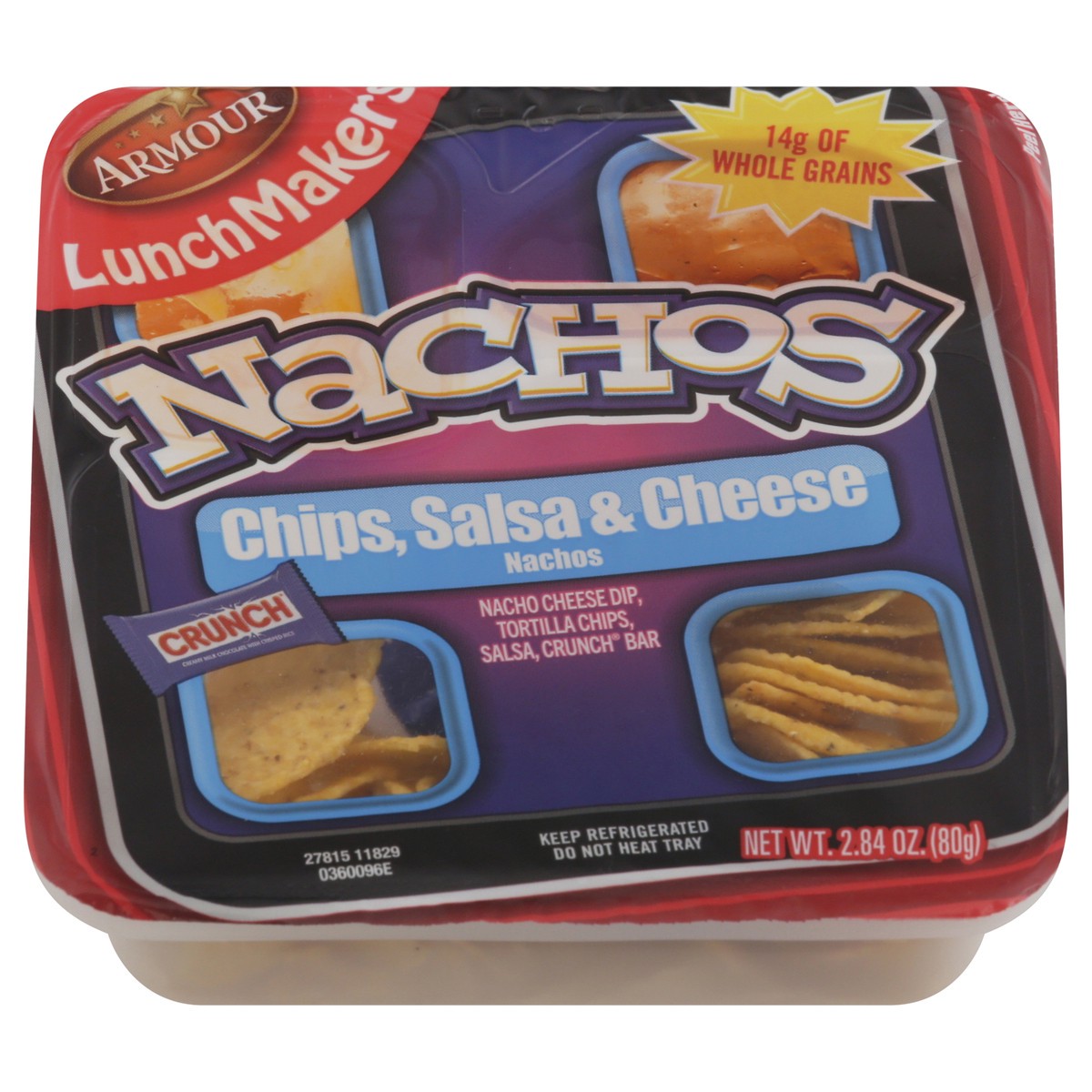 slide 6 of 14, Armour LunchMakers Chips, Salsa & Cheese Nachos 2.84 oz, 2.9 oz