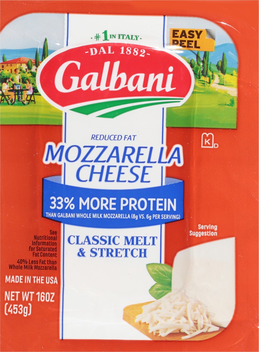 slide 9 of 10, Galbani Reduced Fat Mozzarella, 16 oz