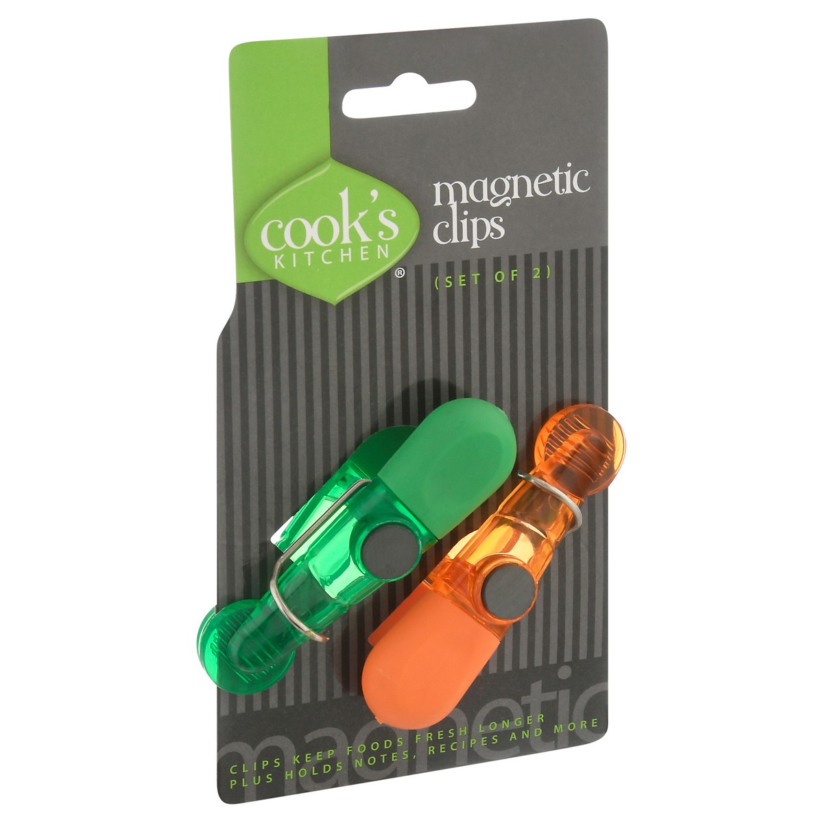 slide 9 of 9, Cook's Kitchen Cooks Kitchen Magnetic Clip, 2 ct