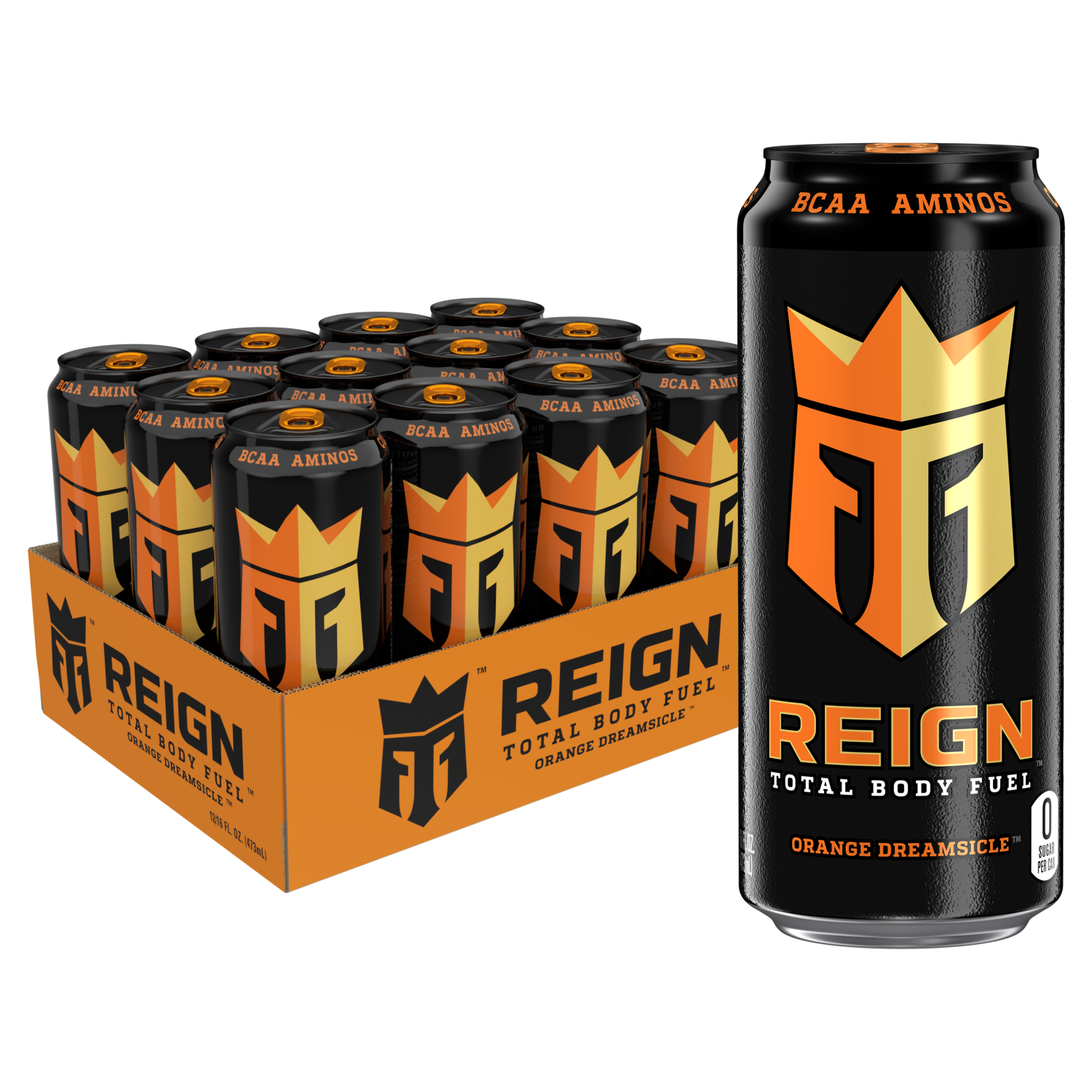 slide 1 of 5, Reign Total Body Fuel Orange Dreamsicle, Performance Energy Drink - 16 oz, 16 oz