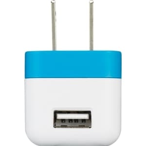 slide 1 of 1, PowerXcel Usb Wall Charger 1.0, Teal, 1 ct