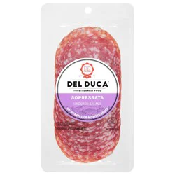 Del Duca Sliced Sopressata, 3 oz