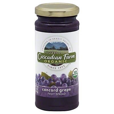 slide 1 of 3, Cascadian Farm Organic Concord Grape Fruit Spread, 10 oz