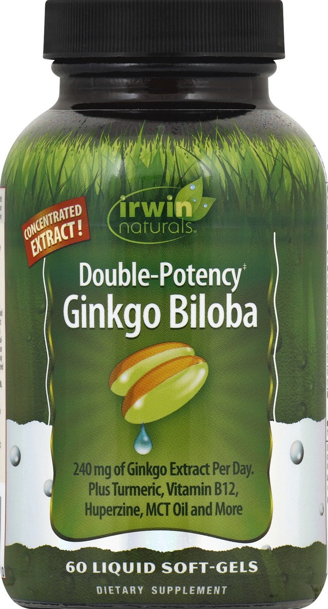 slide 5 of 6, Irwin Naturals Ginkgo Biloba 60 ea, 60 ct