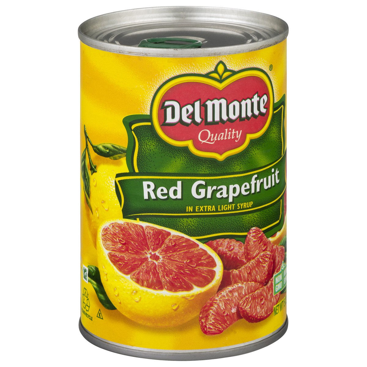 slide 2 of 9, Del Monte In Extra Light Syrup Red Grapefruit 15 oz, 15 oz