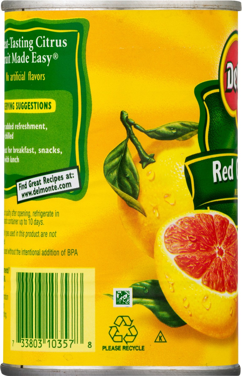 slide 8 of 9, Del Monte In Extra Light Syrup Red Grapefruit 15 oz, 15 oz