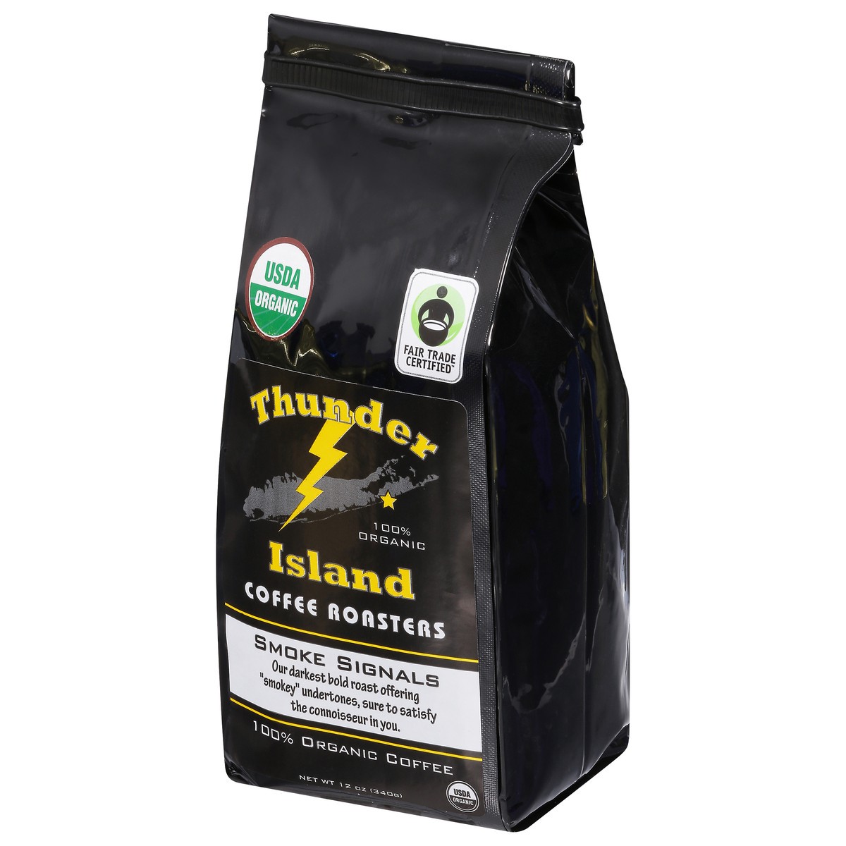 slide 7 of 11, Thunder Island Coffee Roasters Whole Beab Smoke Signals- 12 oz, 12 oz