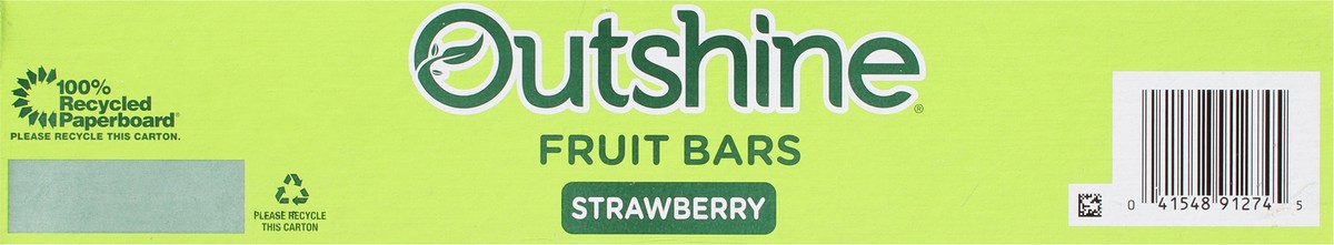 slide 7 of 9, Outshine Strawberry Fruit Bars Value Pack 12 ea, 12 ct