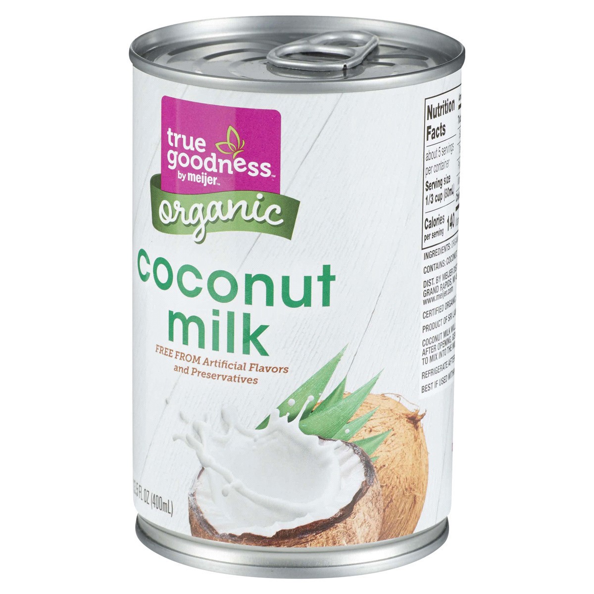 slide 8 of 29, True Goodness Organic Coconut Milk, 13.5 oz