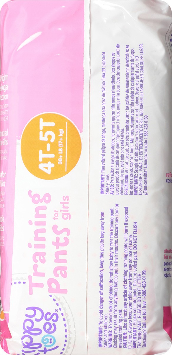 slide 3 of 9, Tippy Toes Training Pants for Girls 18 Each, 18 ct