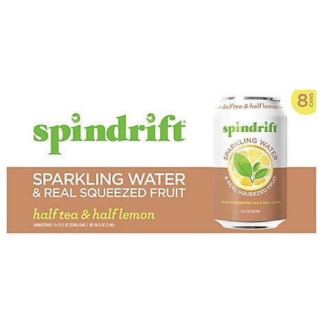 slide 1 of 1, Spindrift Half Tea & Half Lemon Sparkling - 12 oz, 12 oz