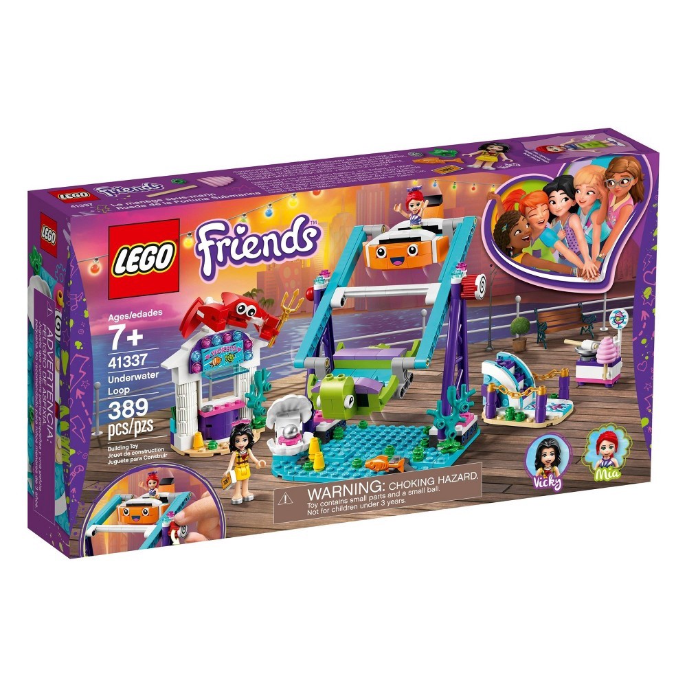 slide 4 of 7, LEGO Friends Underwater Loop 41337 Amusement Park Building Kit with Mini Dolls for Group Play, 1 ct