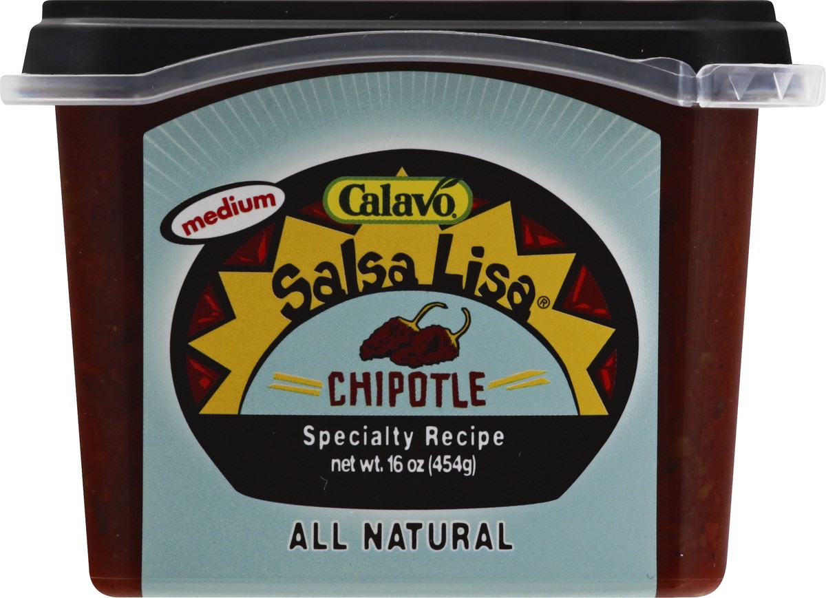 slide 6 of 9, Calavo Salsa Lisa Roasted Chipotl Salsa, 15 oz