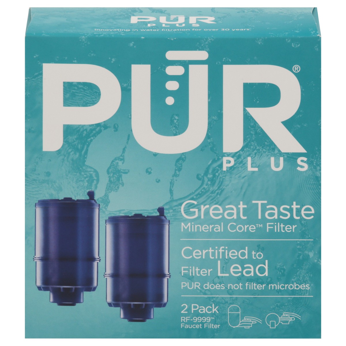 slide 1 of 8, Pur Plus Faucet Filter 2 ea, 2 ct