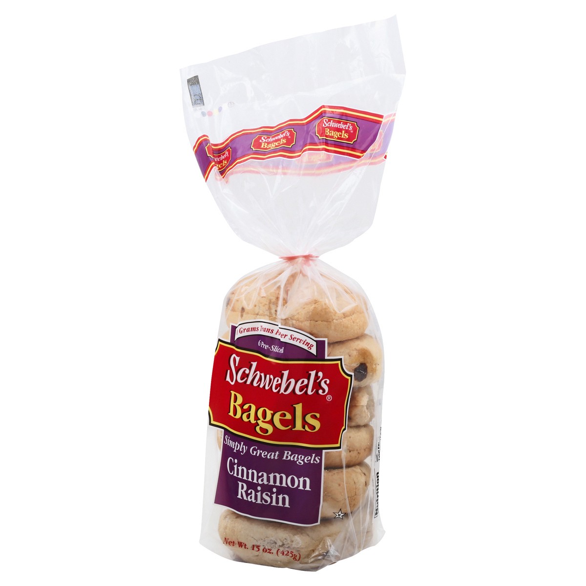 slide 3 of 9, Schwebel's Schwebels Cinnamon Raisin Bagel, 15 oz