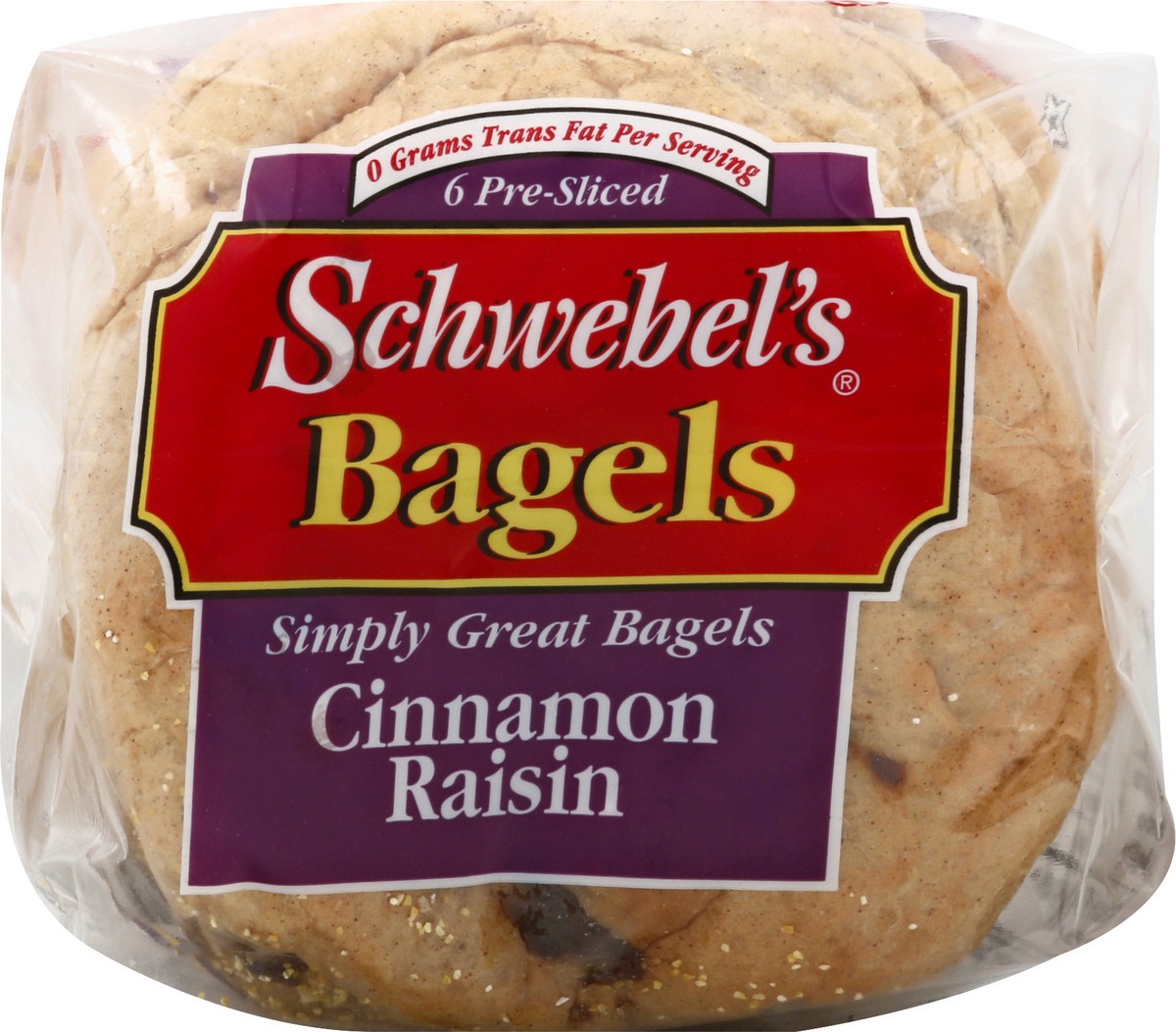 slide 6 of 9, Schwebel's Schwebels Cinnamon Raisin Bagel, 15 oz