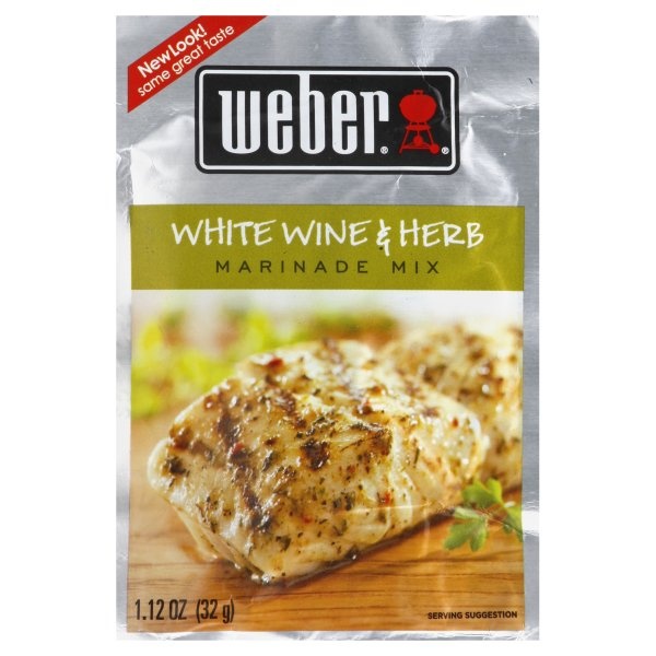 slide 1 of 1, Weber White Wine and Herb Marinade Mix, 1.12 oz