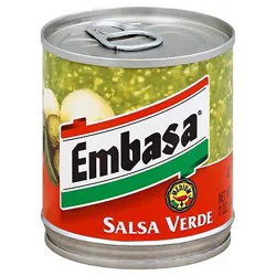 Embasa Salsa Medium Verde Can - 7 Oz