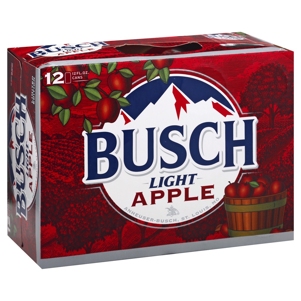 slide 7 of 8, Busch Light Apple American Lager Beer 12 pack, 12 fl oz Cans, 12 ct; 12 fl oz