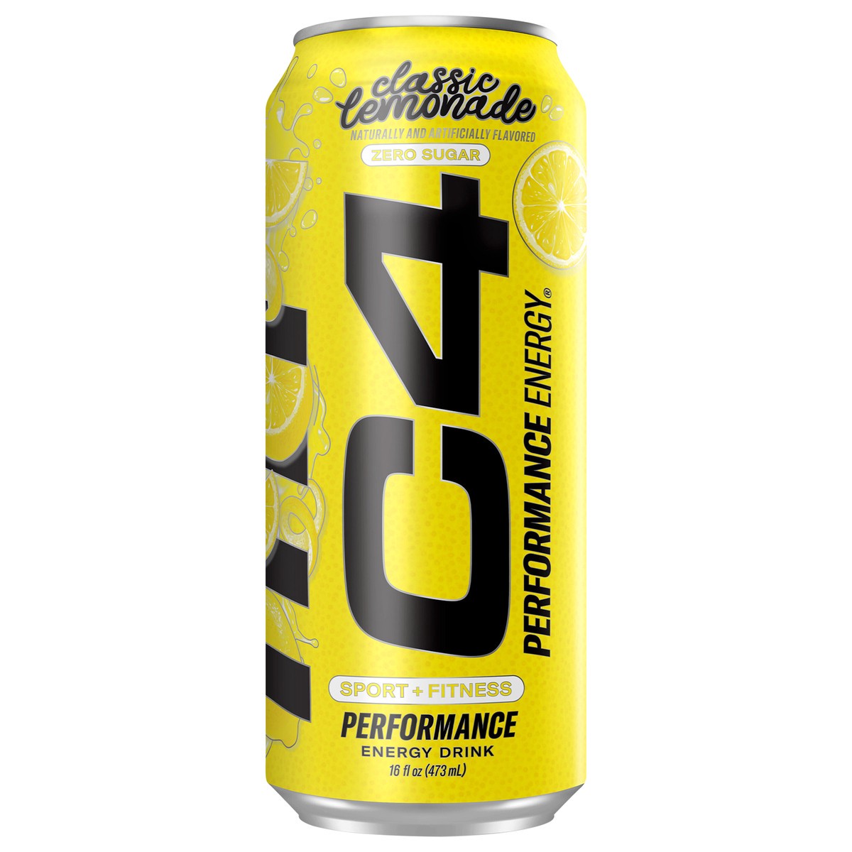 slide 1 of 11, C4 Sport Performance Classic Lemonade Energy Drink, 16 fl oz can, 16 fl oz