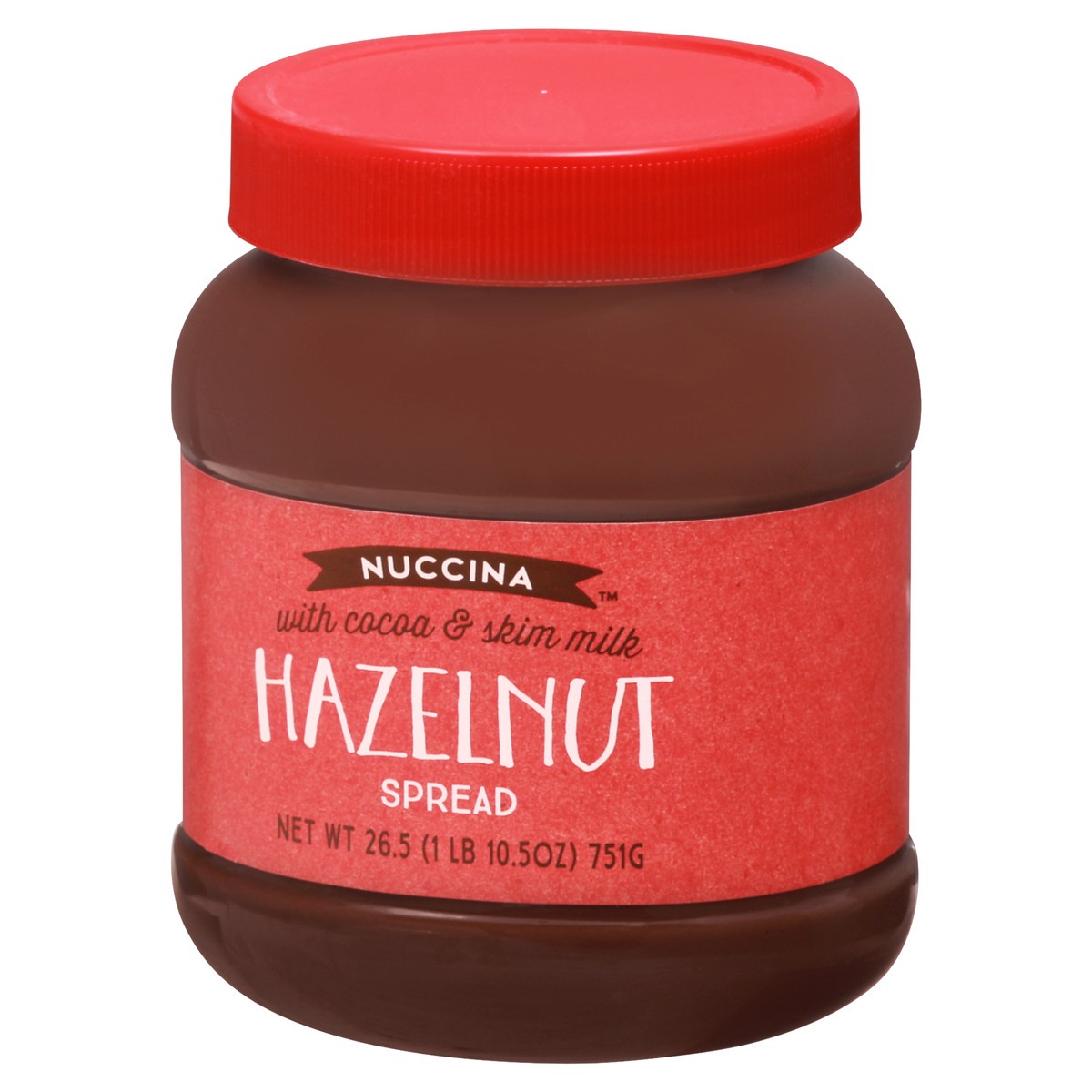 slide 4 of 9, Nuccina Hazelnut Spread with Cocoa & Skim Milk 26.5 oz, 26.5 oz