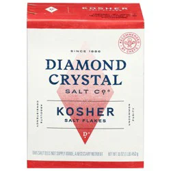 Diamond Crystal Salt Co Kosher Salt Flakes 16 oz