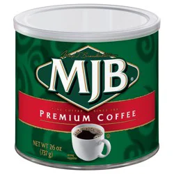 MJB Coffee Premium Blend Light Roast Ground - 26 oz Can