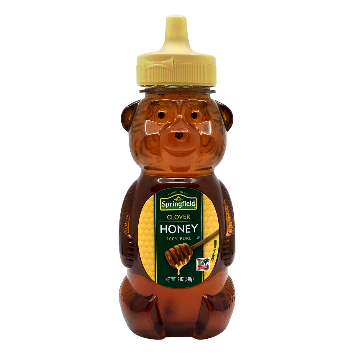 slide 1 of 1, Springfield Squeez Bear Honey, 12 oz