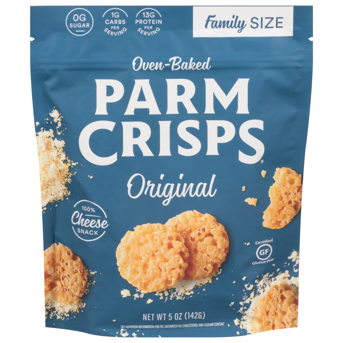 slide 1 of 7, ParmCrisps Crisps Original Parm, 5 oz