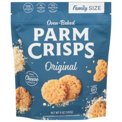ParmCrisps Craveable Oven-Baked Original Cheese Snack Value Size 5 oz
