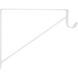 Hillman Shelf And Rod Bracket - White