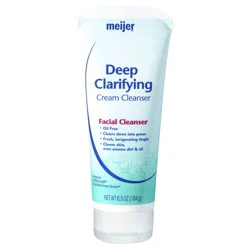Meijer Deep Clarifying Cream Facial Cleanser, 6.5 Oz