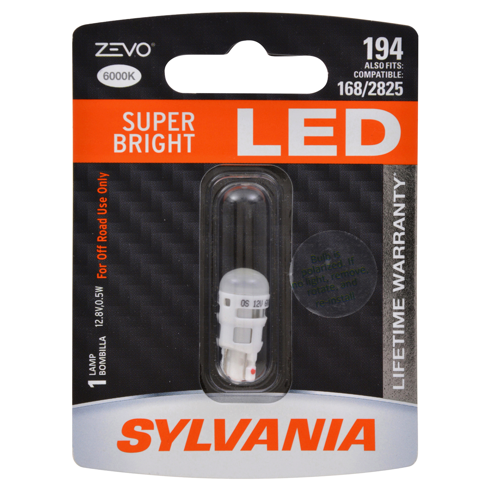 slide 1 of 6, Sylvania 194 ZEVO LED, 1 ct