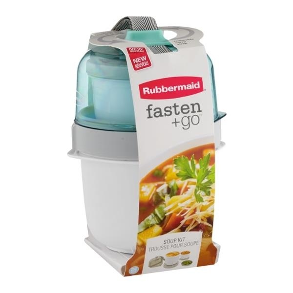 slide 1 of 1, Rubbermaid Fasten + Go Soup Kit, Colors May Vary, 1 ct